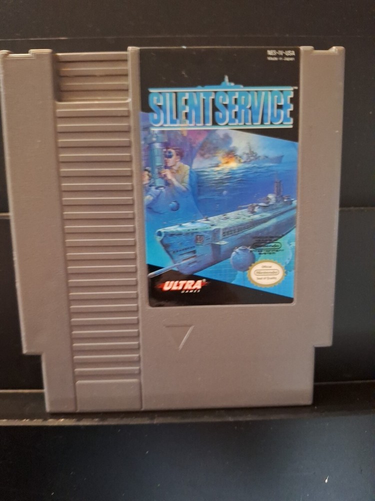 Silent Service (Nintendo Entertainment System, NES 1989) Cartridge Only