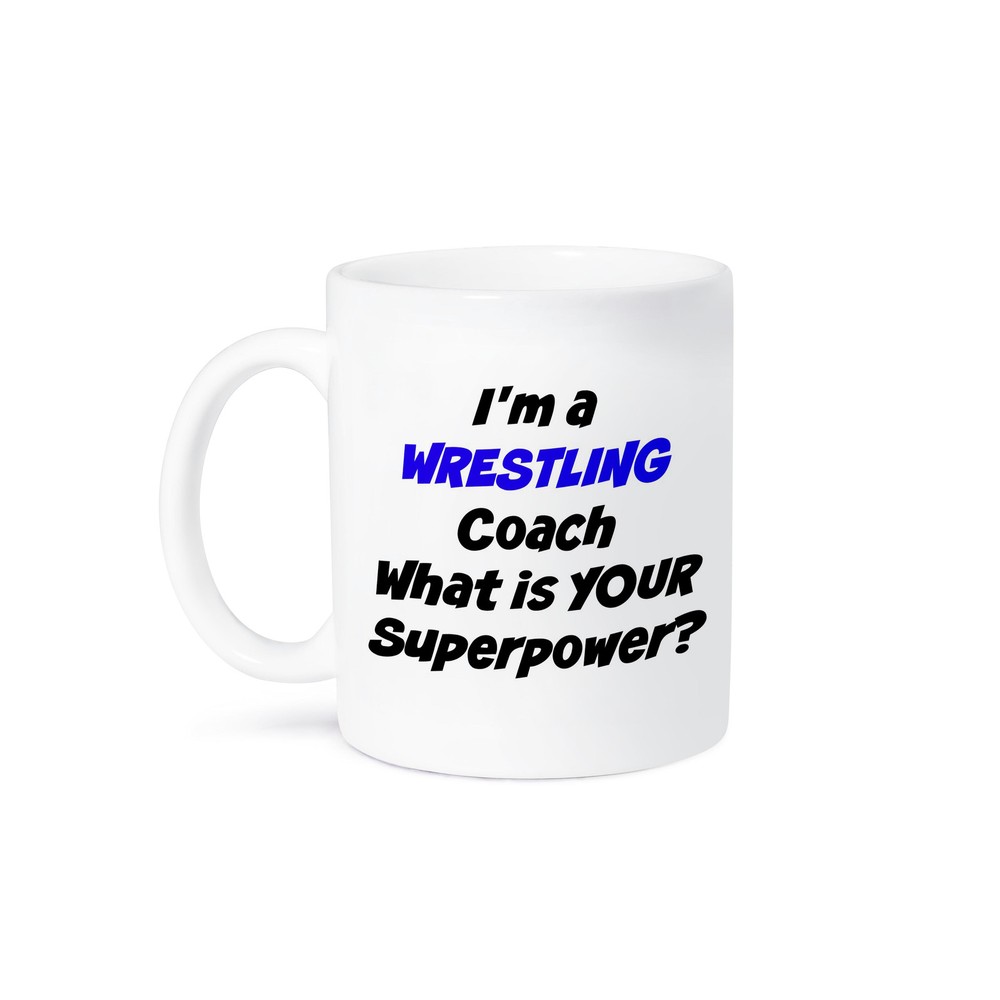 3Drose Wrestling Coach Super Power Mug