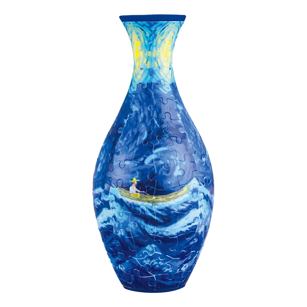 3D Puzzles for Adults 160 Pieces 3D Puzzle Vase for Flowers Unique Arts