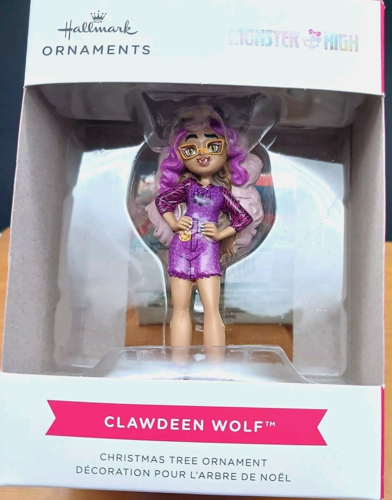 Hallmark Monster High Clawdeen Wolf Christmas Ornament 2023