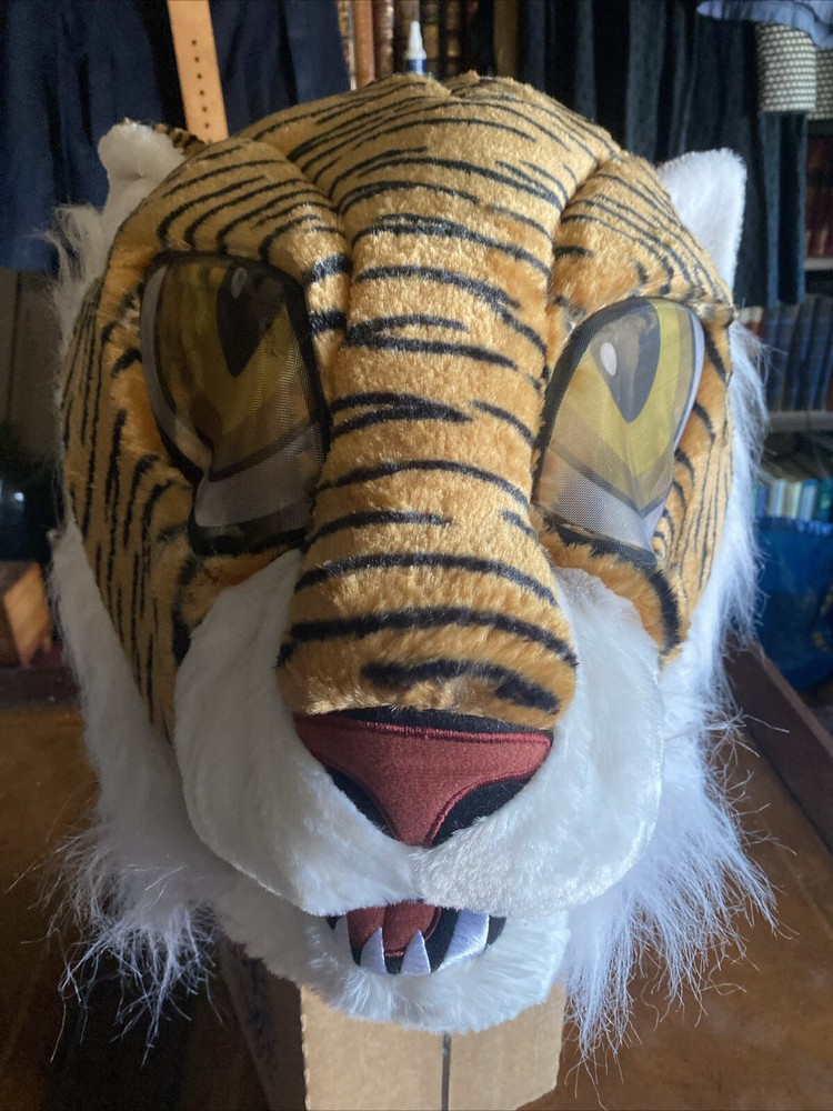 Maskimals Tiger Mask Mascot Head Football Sport NEW