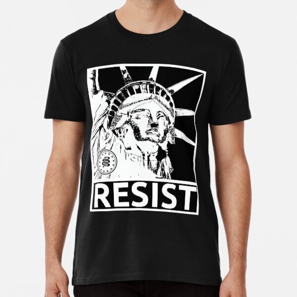 Lady Liberty Statue Short Sleeve Tee for Proud Americans S-5XL