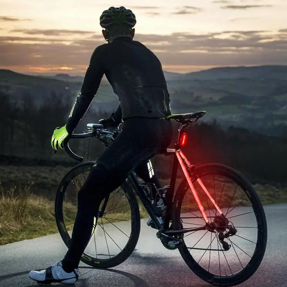 70-LED Bike Taillight Strip for Wheel Safety & Night Cycling Decor