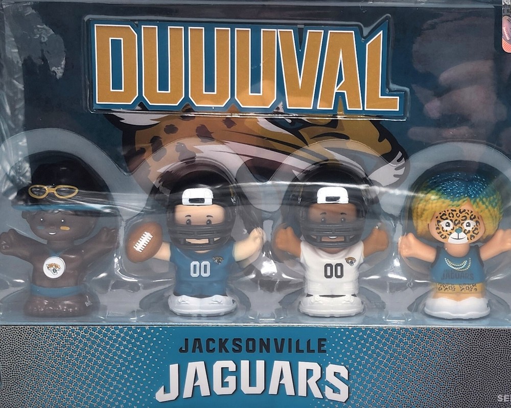 Fisher Price Little People Jacksonville Jaguars DUUVAAL NIB Only 1 Left!