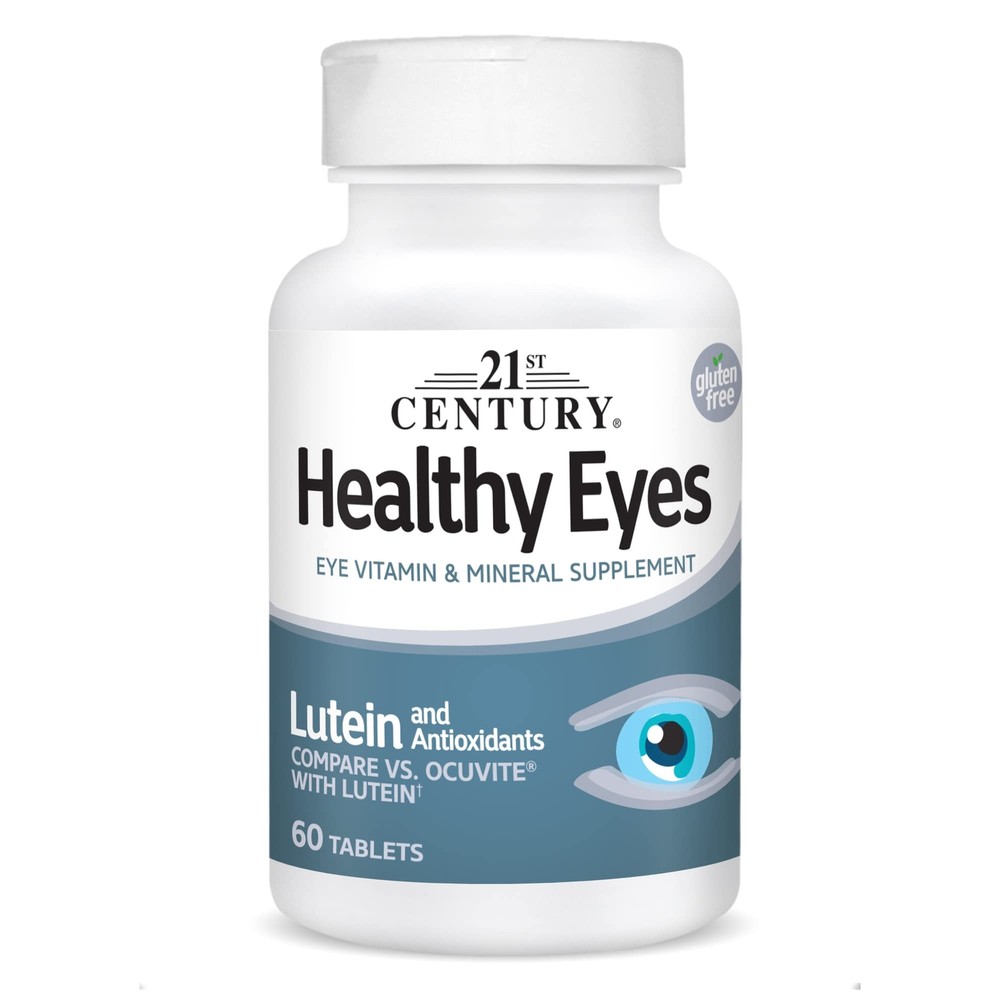 Healthy Eyes with Lutein Tablets, 60 Count, White (27452)