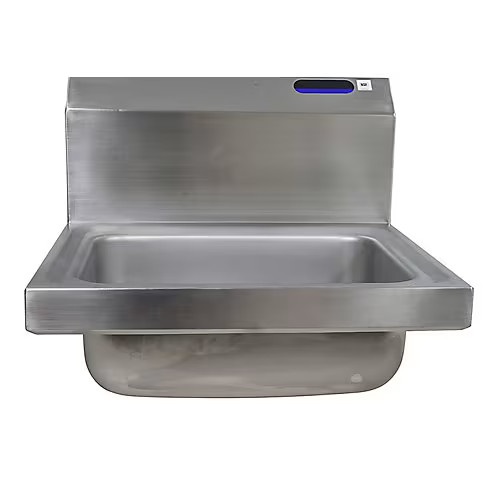 Darling Foodservice Hand Sink with No Faucet Holes