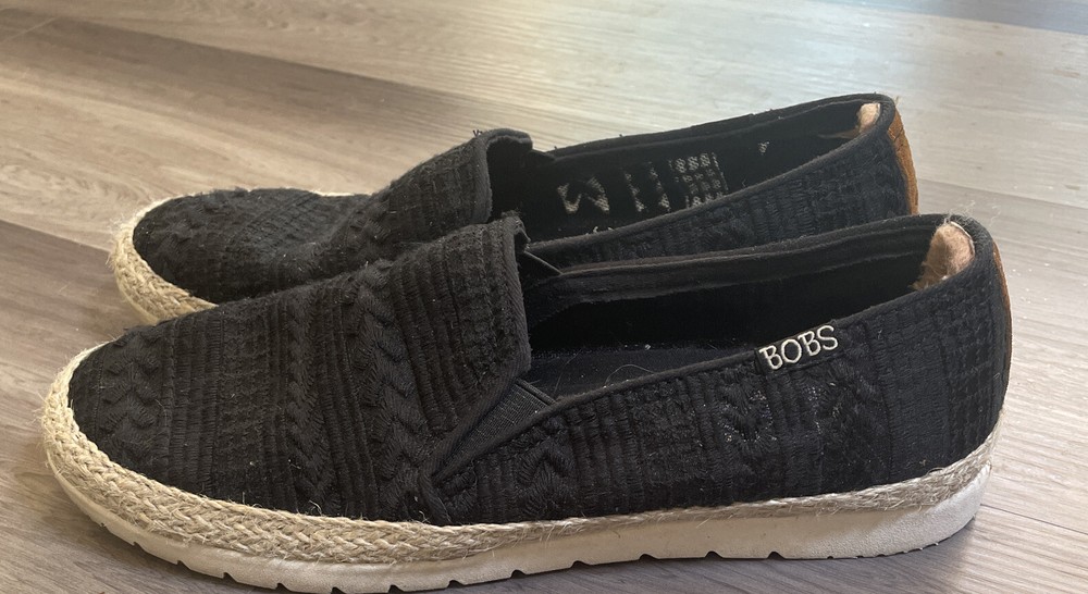 Skechers Bobs Flexpadrille 3.0 Great Crossings Shoe, Women's Size 7 Black