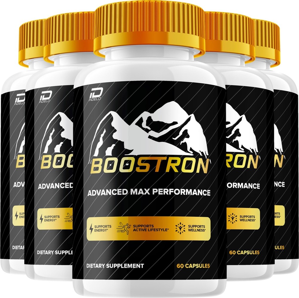 (5 Pack) Boostron for Men Capsules – Boostron Vitamin Complex Pills
