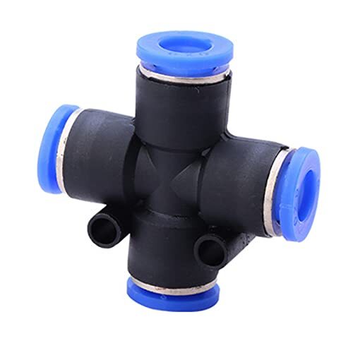 Push to Connect Fittings, 10pcs Air Line Quick Connector Pneumatic Fittings K...