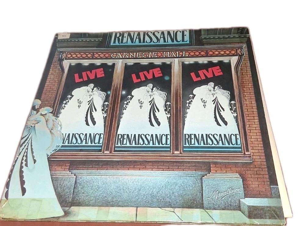 “Renaissance Live at Carnegie Hall”•1976 2xVinyl Set•Seminal Prog-Rock Album•NM