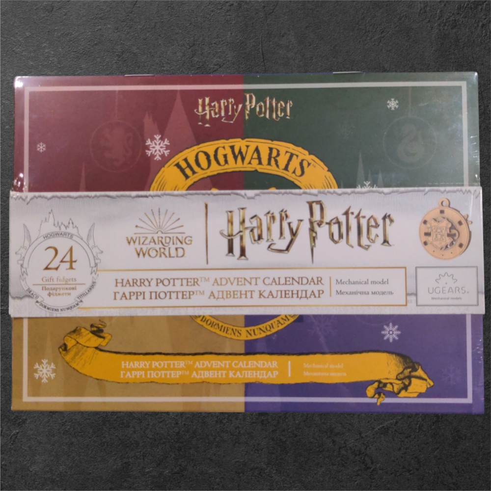 Harry Potter Hogwarts Advent Calendar Mechanical Model 24 Gift Fidgets UGEARS