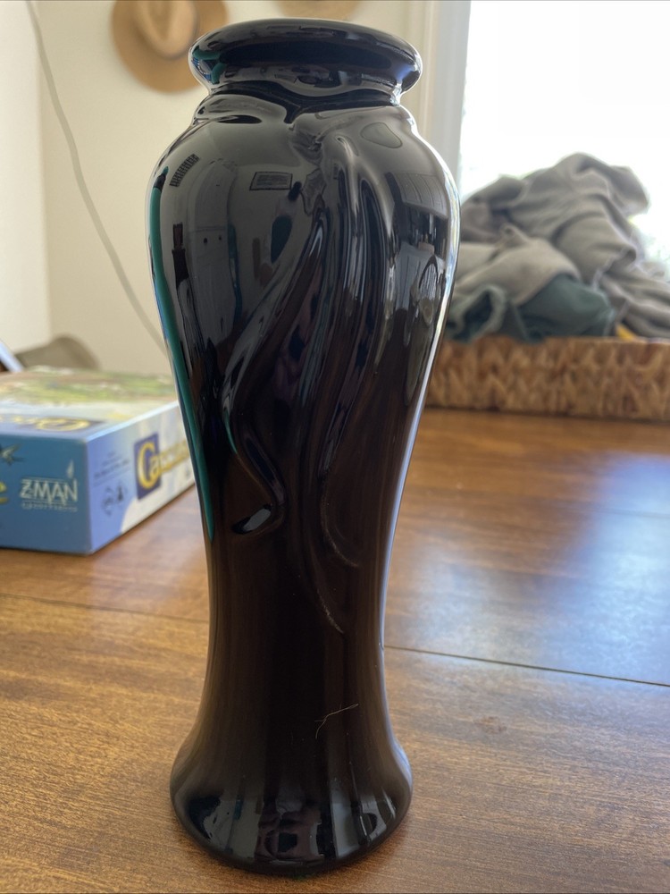 Vintage Black Vase