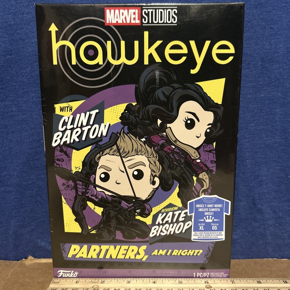 Funko Pop TEES Hawkeye Marvel Studios Limited Edition Unisex XL T-Shirt