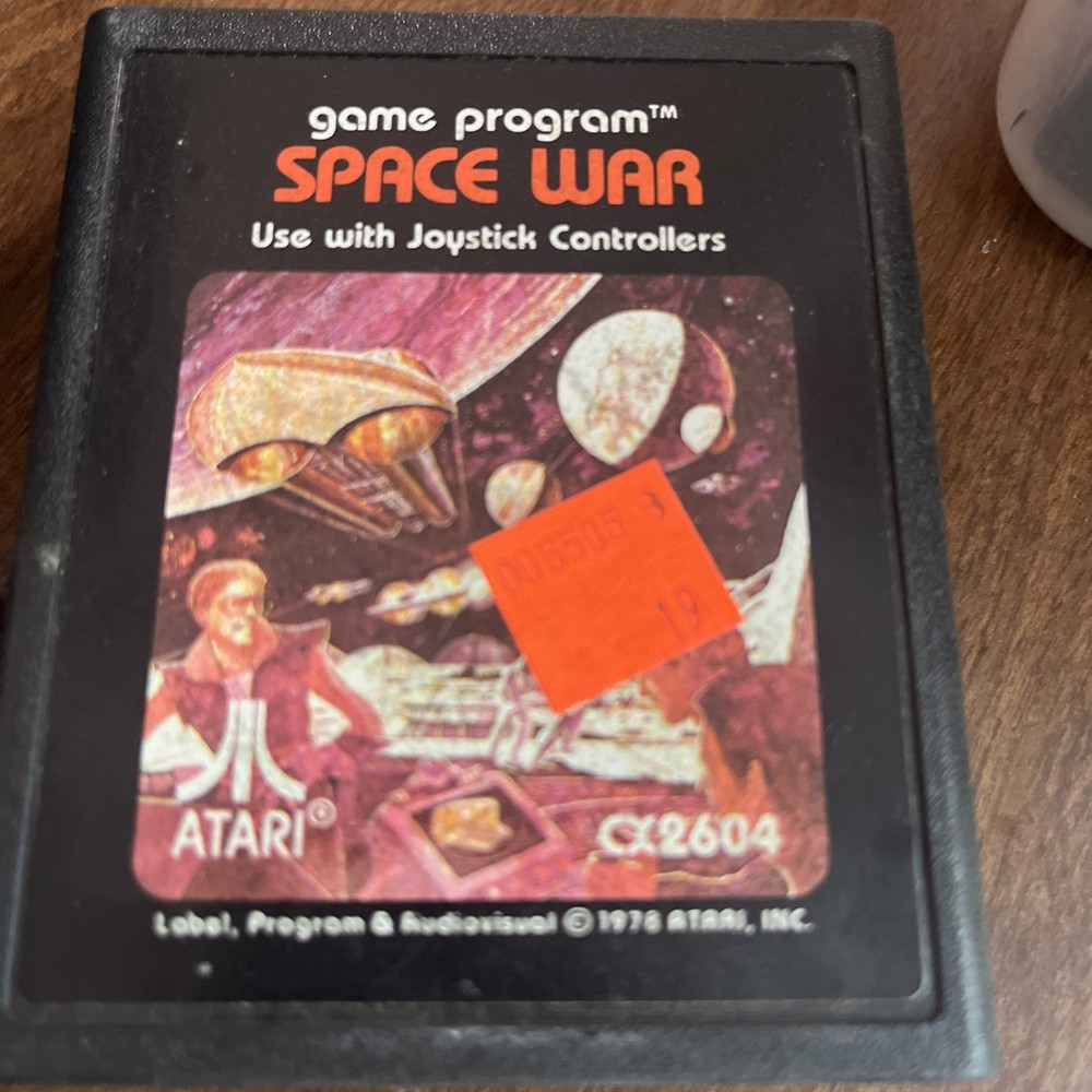 ATARI 1978 Vintage Space War Game Cartridge Retro Classic