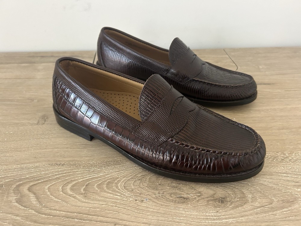 Engineered Garments x Weejun Logan Croc Penny Loafer Size 9 EU 42
