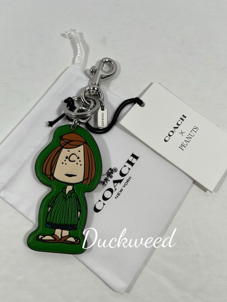NWT Coach X Peanuts Peppermint Patty Bag Charm