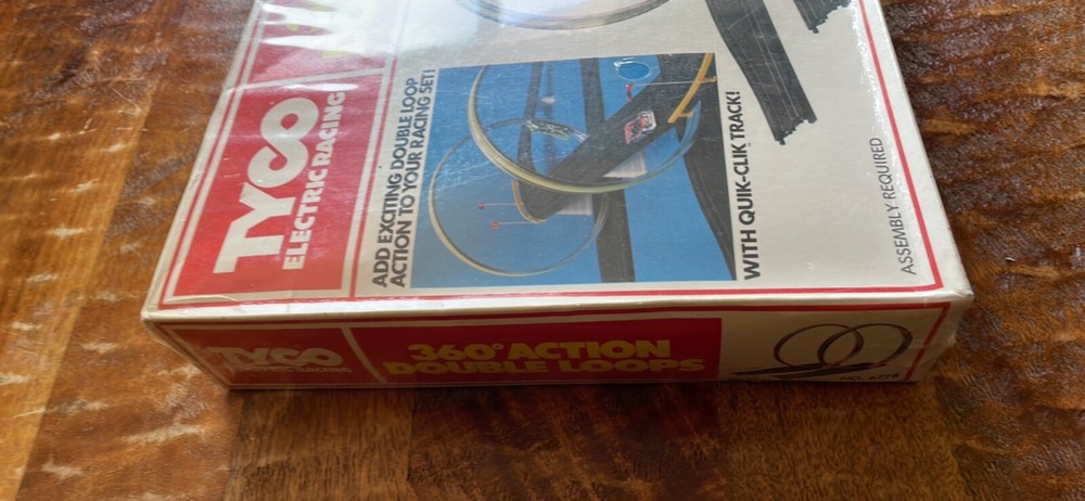 TYCO 360 Double Loop Race Track Set New Sealed Rare Collectible