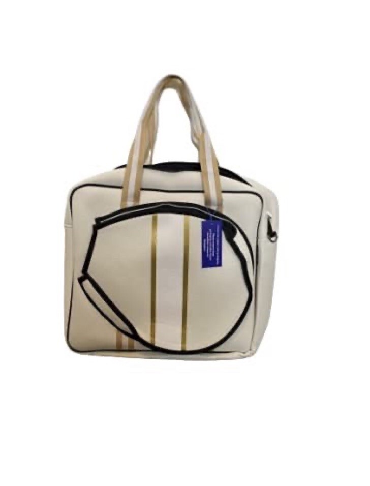 Dallas Hill Designs Tennis Bag for Women Neoprene Tote 3 Rackets Applicable