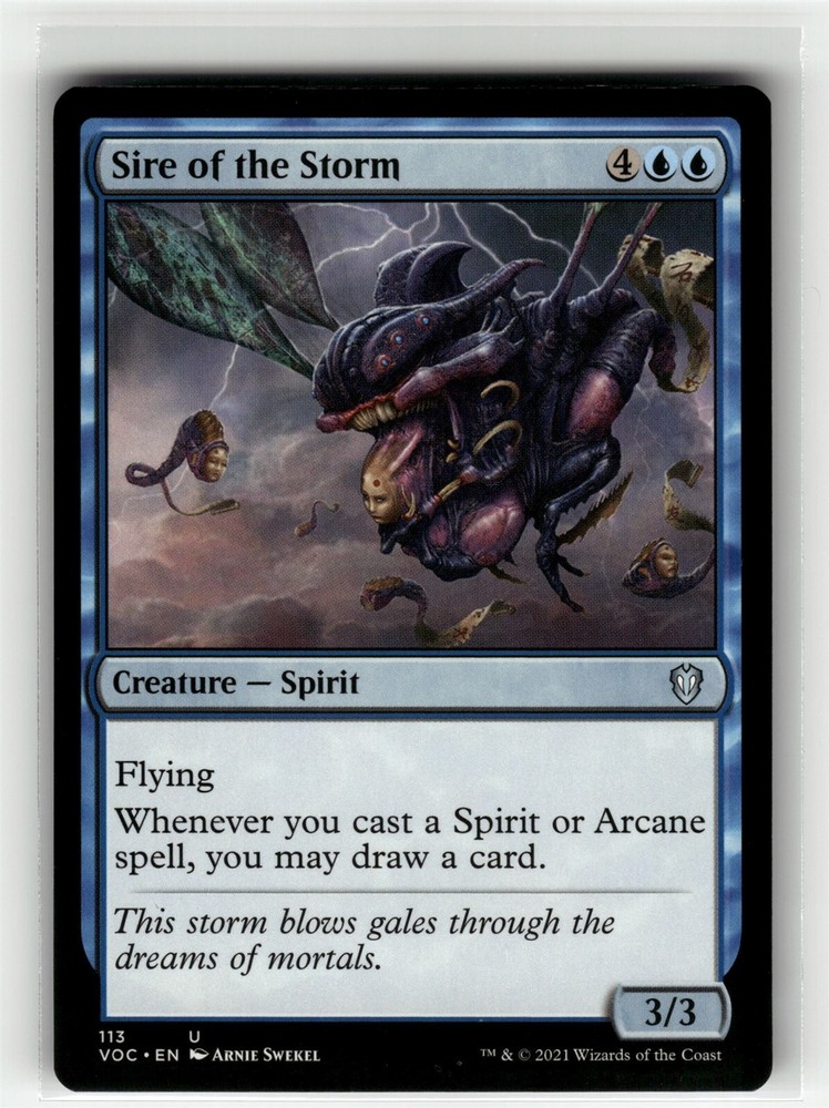 SIRE OF THE STORM Crimson Vow Commander #113 VOC(NM+)(MTG)