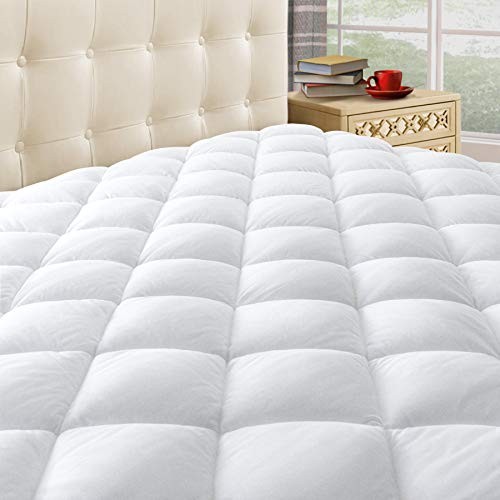 Quilted Mattress Pad Cover with Deep Pocket (8