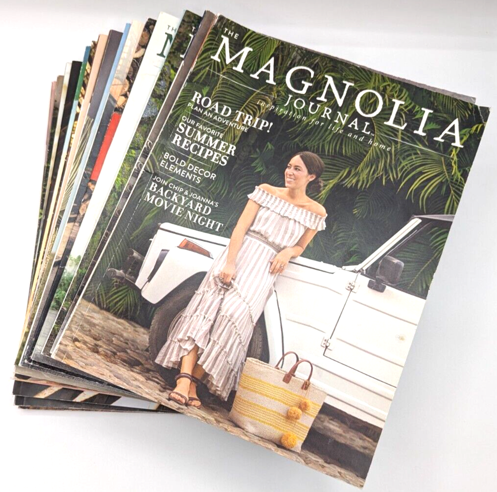 Joanna Gaines Magnolia Journal Magazine Lot 2017-2023 Fixer Upper 15 Issues
