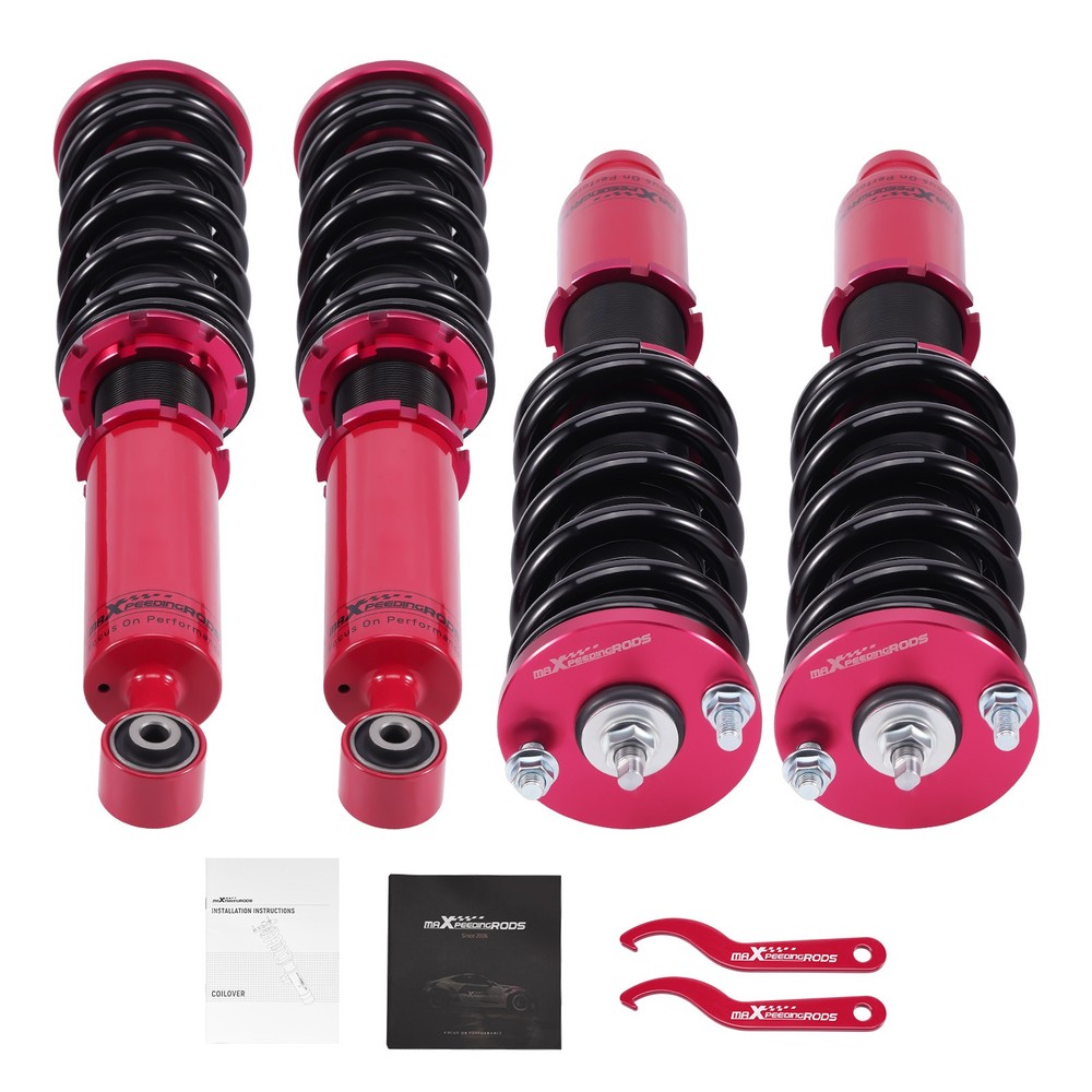 Coilover Lowering Kit for Honda CR-V 1996-2001 Adj.  Height Shocks Struts Return