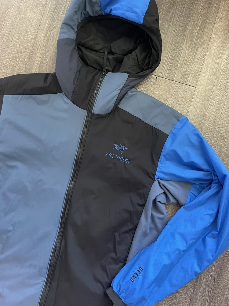 Men's ARC'TERYX BEAMS Atom LT Hoody Jacket Boro Blue Size Small medium XLarge