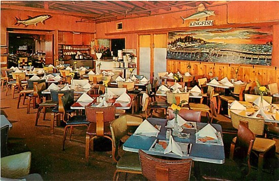 Kingfish Restaurant Interior at Treasure Island Florida FL  