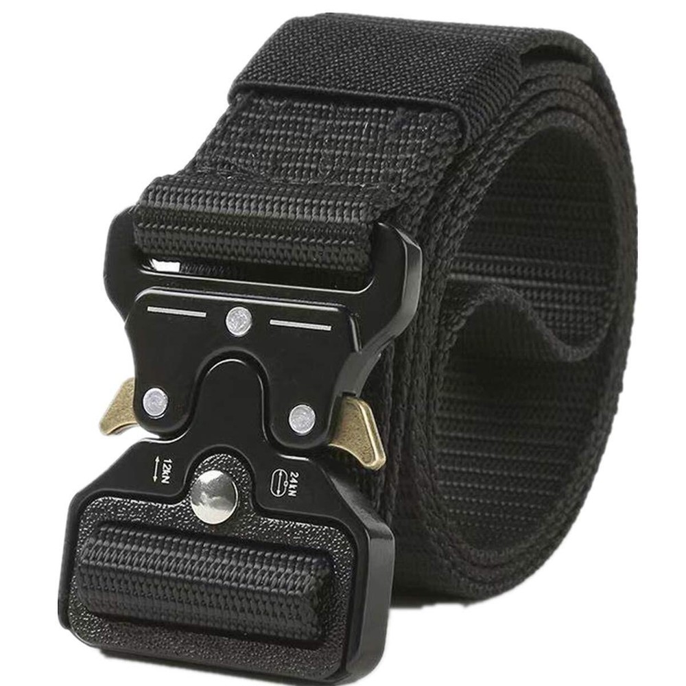 Tactical Belts Men Nylon Belt outdoors Black Military Belt Riggers Web Belt H...