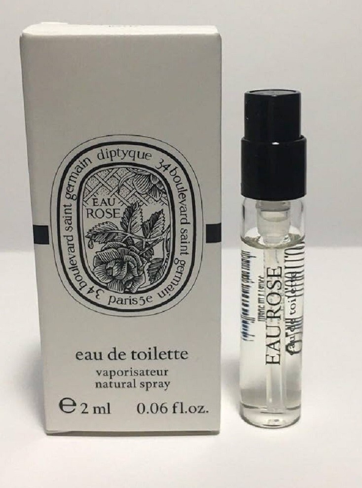 Diptyque Eau Rose Sample Spray .06oz 2ml Perfume Women Eau de Toilette EDT New i