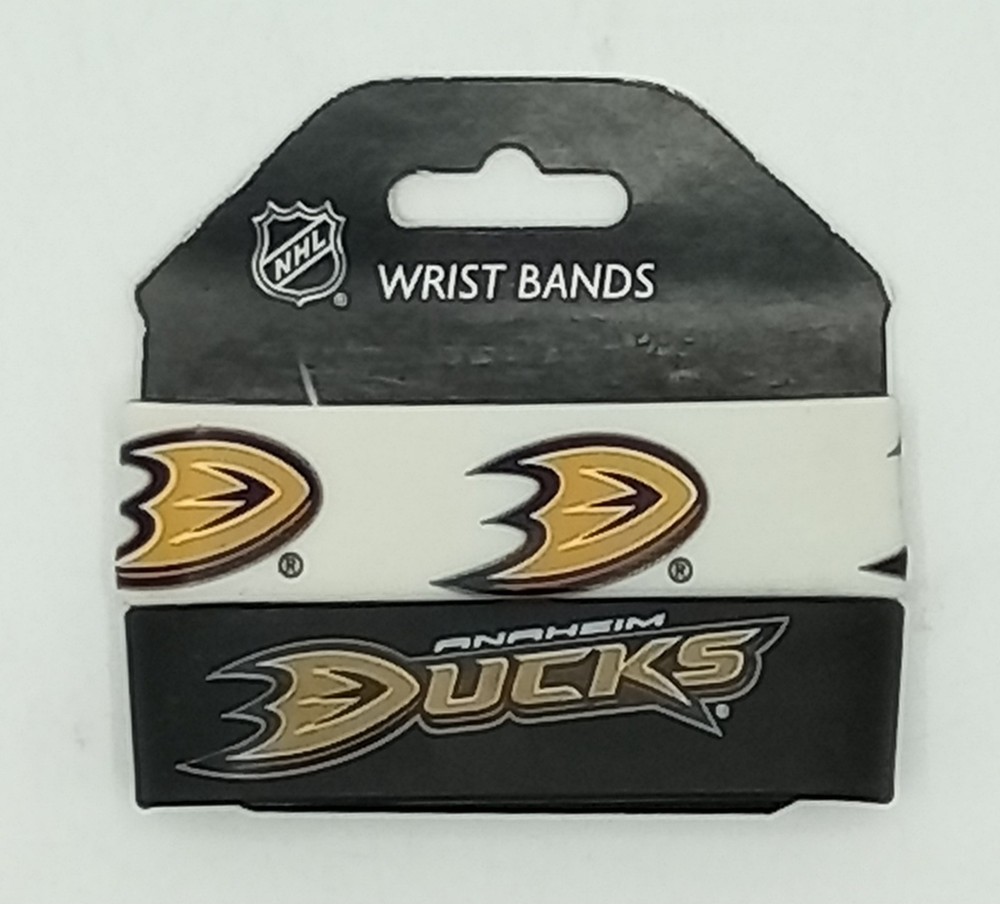 Anaheim Ducks NHL 2-Pack Rubber Wristbands for Fans