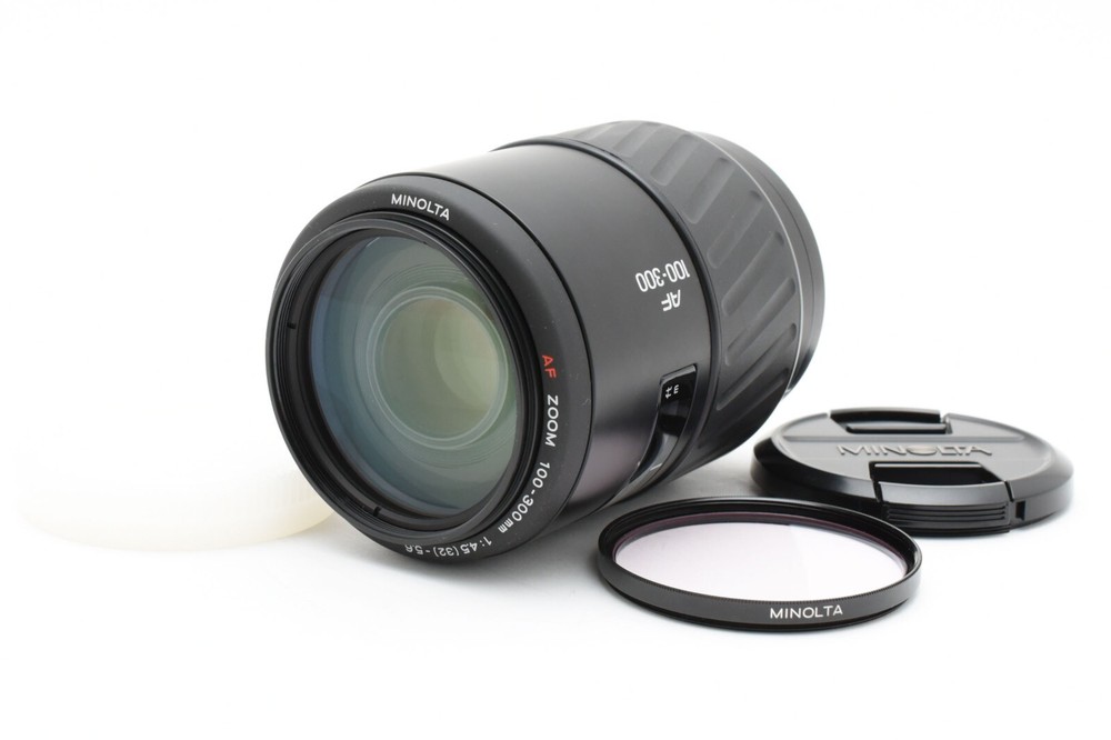 Top Mint Minolta AF Zoom 100-300mm f/4.5-5.6 Lens for Sony A Mount Japan Import #0004
