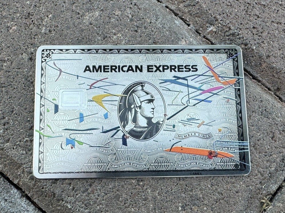 Customised Centurion AMEX Platinum Art Metal Card *BLANK* READ DESCRIPTION Elite