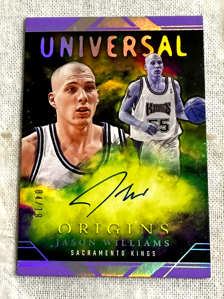 2023-24 Panini Origins - Universal Autographs Jason Williams #UA-AWS Purple /18