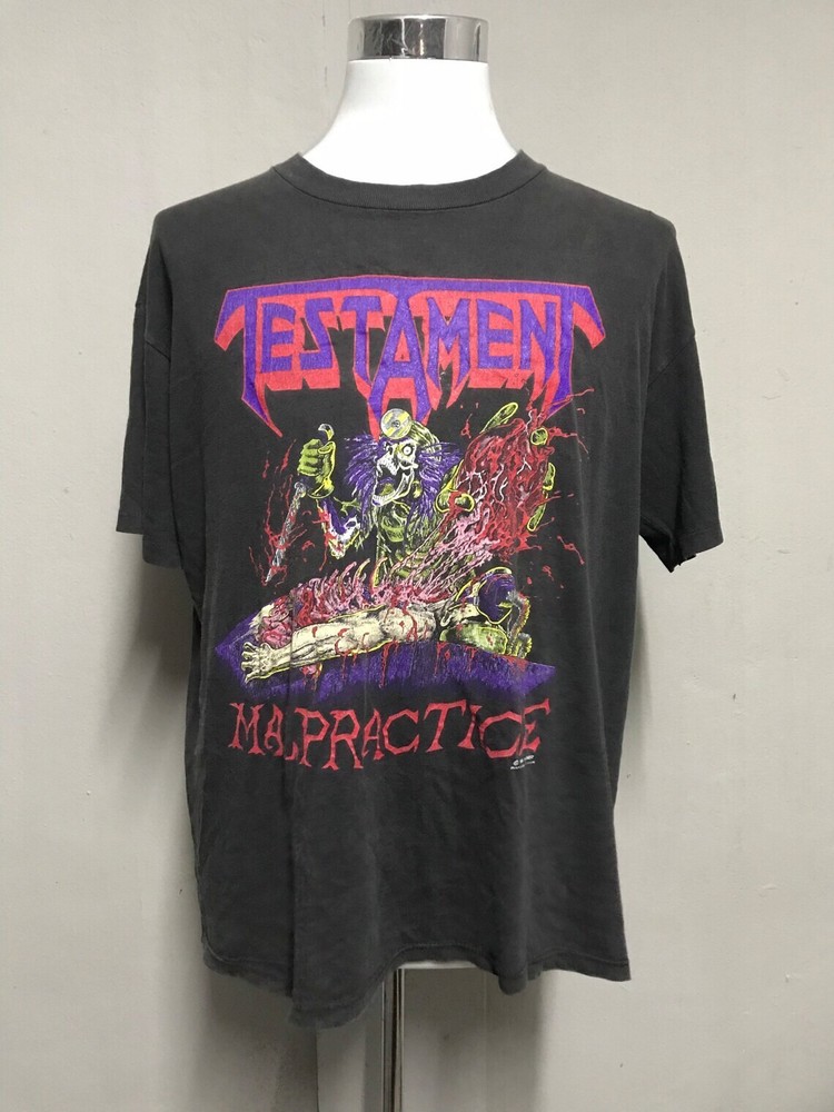 Remake 2 sided Testament Band Tshirt Under License By Brockum TE4077