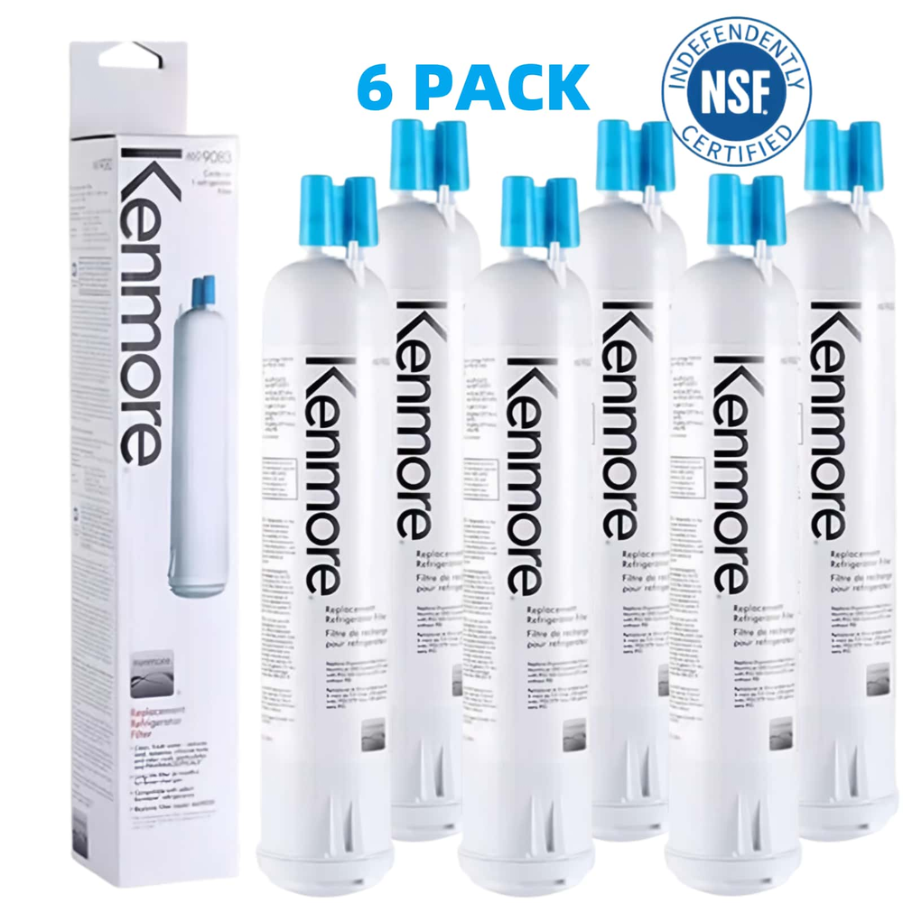 1/6 Pack 4609083 Replacement Refrigerator Water Filter Compatible with Kenmore 9083 9020 9030
