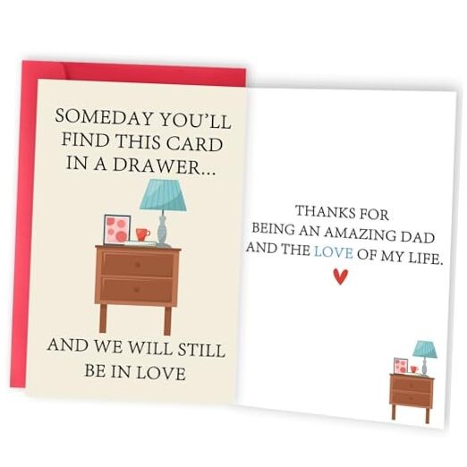 Romantic Fathers Day Card for Husband or Fiance - ZY399-image