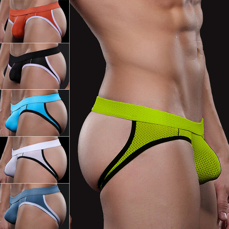 Men G-String T Back Underwear Brief Underpant Panties Thong Knickers Breathable