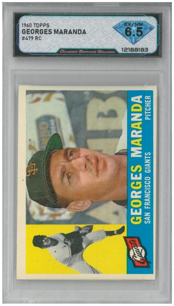 1960 Topps Georges Maranda #479 Rookie Card RC