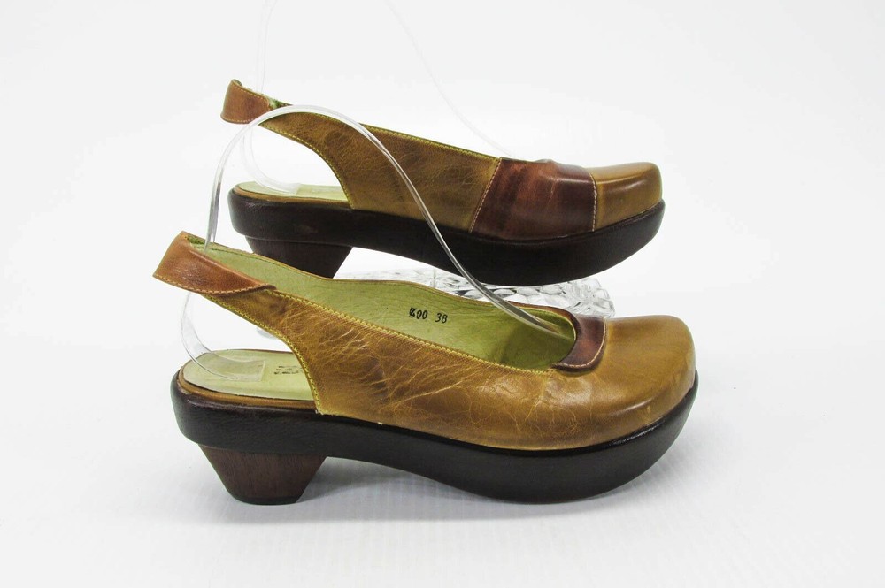 Antelope Womens Sandal 400 Size 7M EUR 38 Brown Slingback Shoes Pre Owned xq