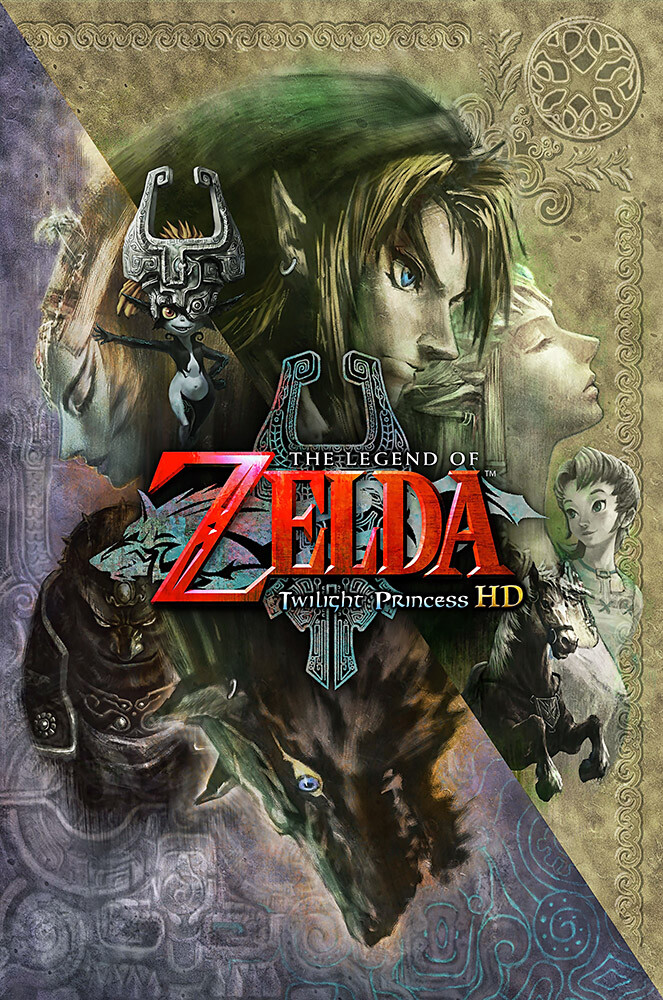 Legend of Zelda Twilight Princess HD Poster for Switch Wii U Officially Licensed Made in USA EXT334