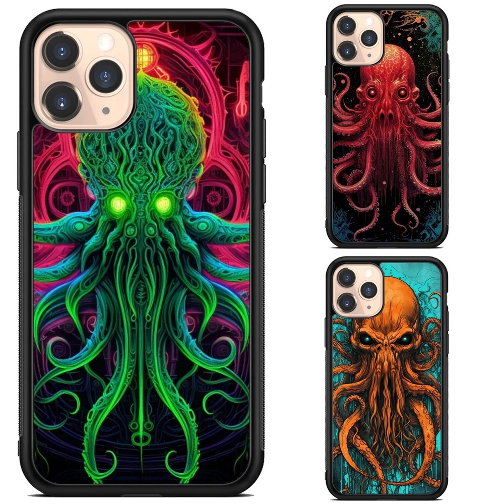 Anti scratch Cover For Apple iPhone Samsung Galaxy Motorola sci fi Super Cthulhu