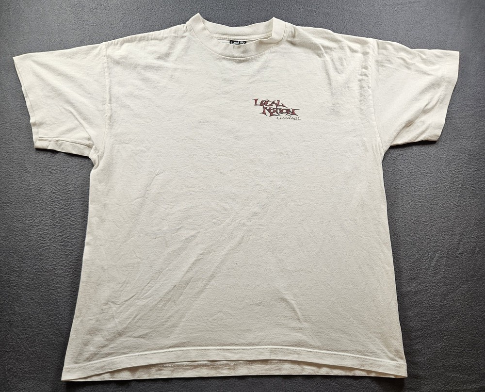 Vintage 90s Local Motion Hawaii Double-sided Graphic T-shirt Made In USA Size XL
