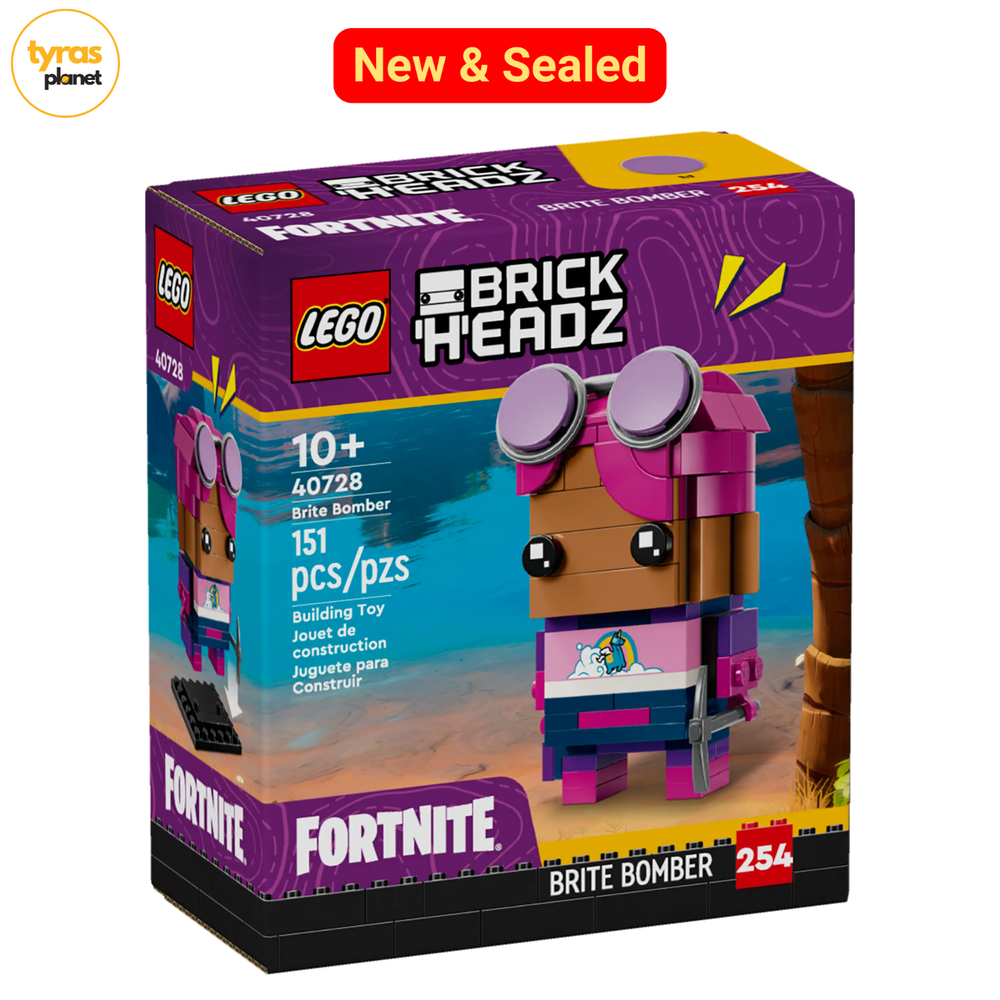 LEGO Fortnite BrickHeadz Brite Bomber 40728 New Sealed Gift Set