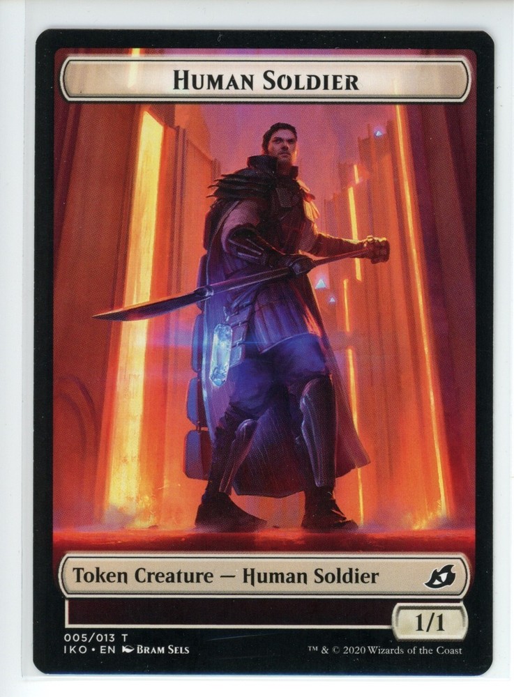 HUMAN SOLDIER (005) // ZOMBIE DOUBLE-SIDED TO Commander 2020 #5//9 C20(LP)(MTG)