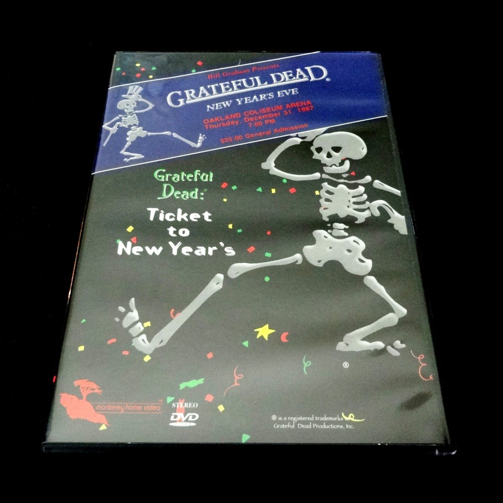 Grateful Dead 1987-1988 New Years Eve Oakland CA Concert DVD-image