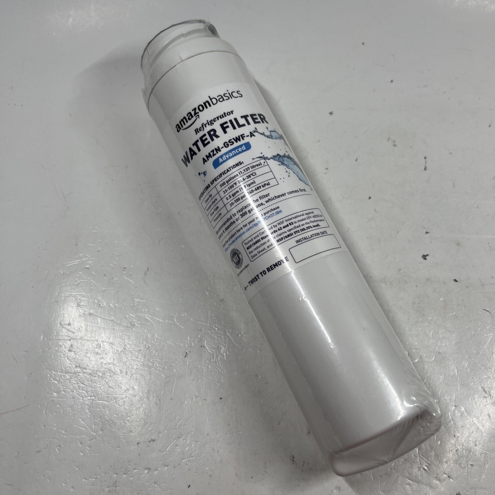 Amazon Basics Advanced Replacement Water Filter for GE GSWF Refrigerators