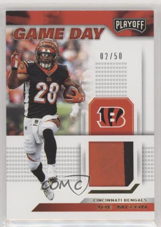 2019 Panini Playoff Game Day Memorabilia Prime /50 Joe Mixon #GD-4-image