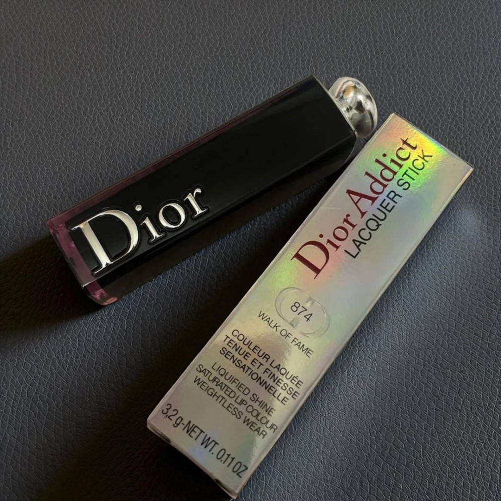 Dior Addict Lacquer Stick Lipstick 874 Vibrant Shade Beauty Must-Have