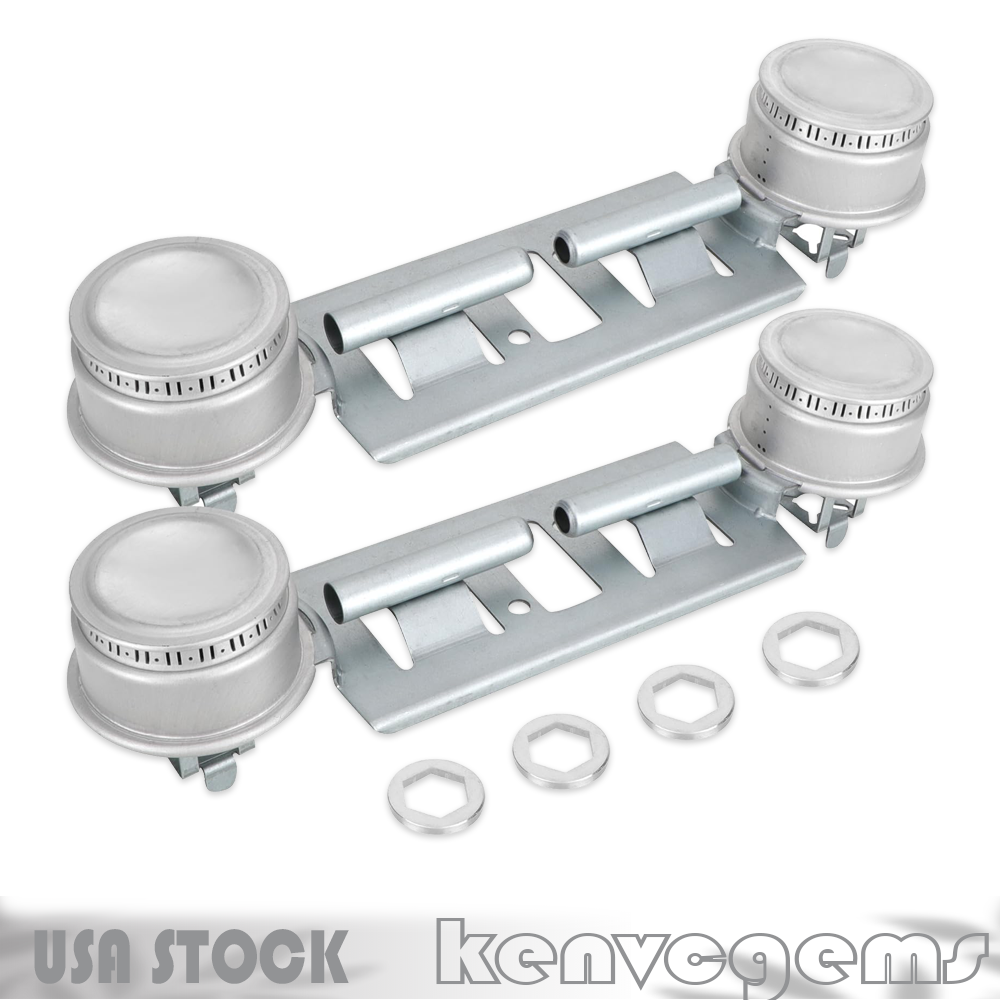 Double Burner Kit WB16K10026 WB29K17 Gas Range Replacement Burner Assembly
